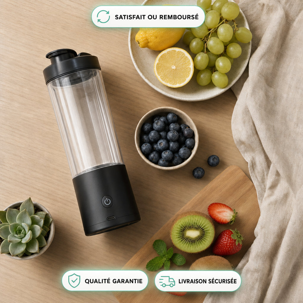 Blender Portable Étanche 6 Lames — Presse MBP™